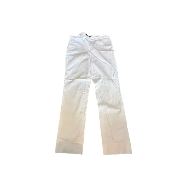 Lauren Ralph Lauren White Straight Leg Capri Pant Size 10 - Picture 1 of 4